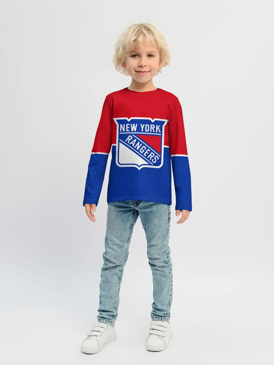 Детский лонгслив / Нью-Йорк Рейнджерс