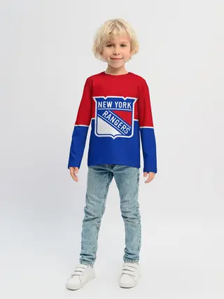 Детский лонгслив / Нью-Йорк Рейнджерс