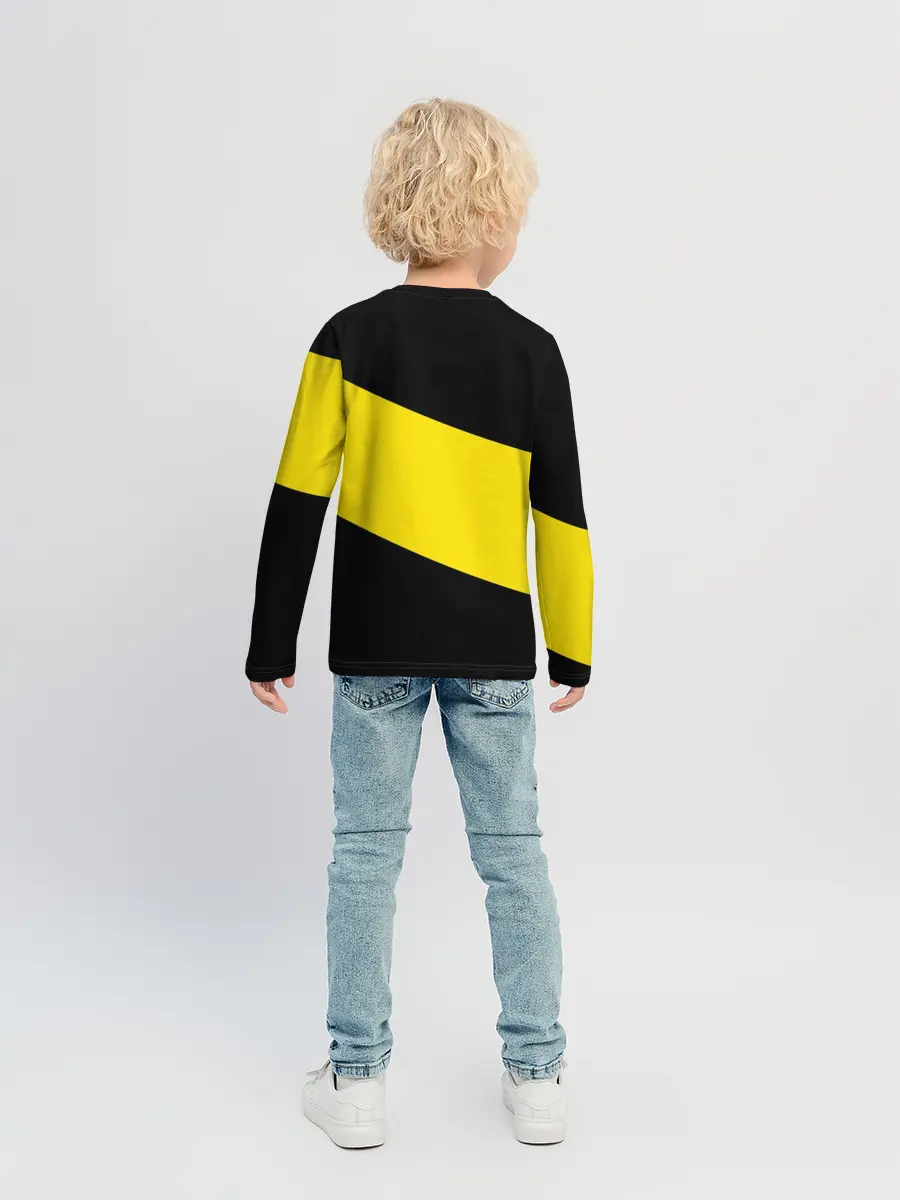 Детский лонгслив / Питтсбург Пингвинз