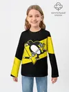 Детский лонгслив / Питтсбург Пингвинз