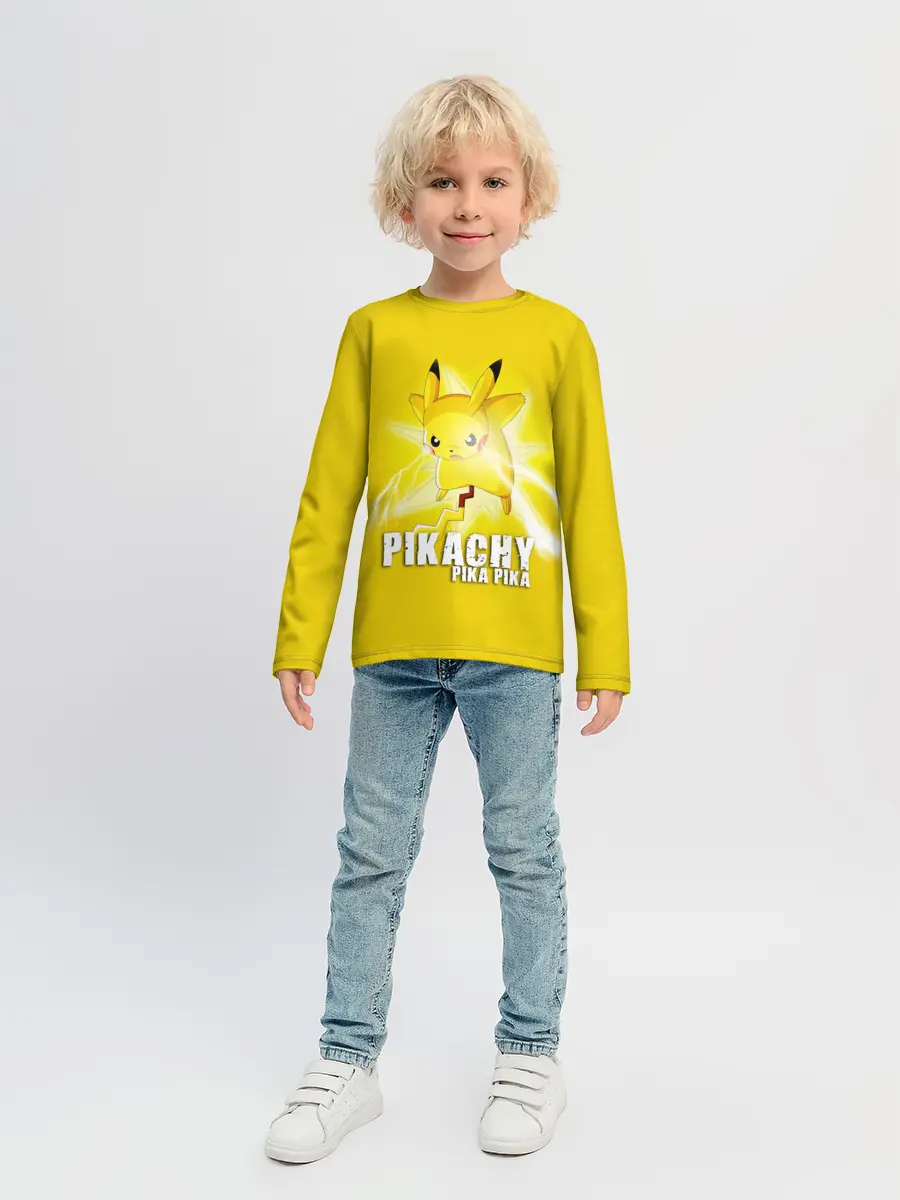 Детский лонгслив / Pikachu Pika Pika