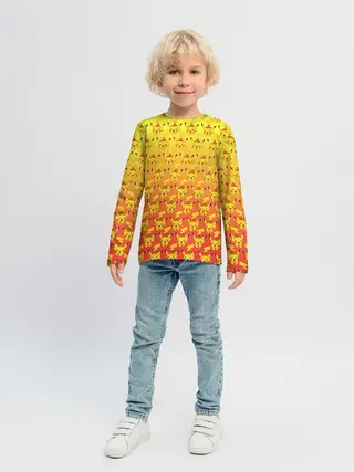 Детский лонгслив / Pikachu Pika Pika