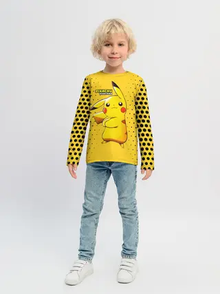 Детский лонгслив / Pikachu Pika Pika