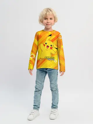 Детский лонгслив / Pikachu Pika Pika