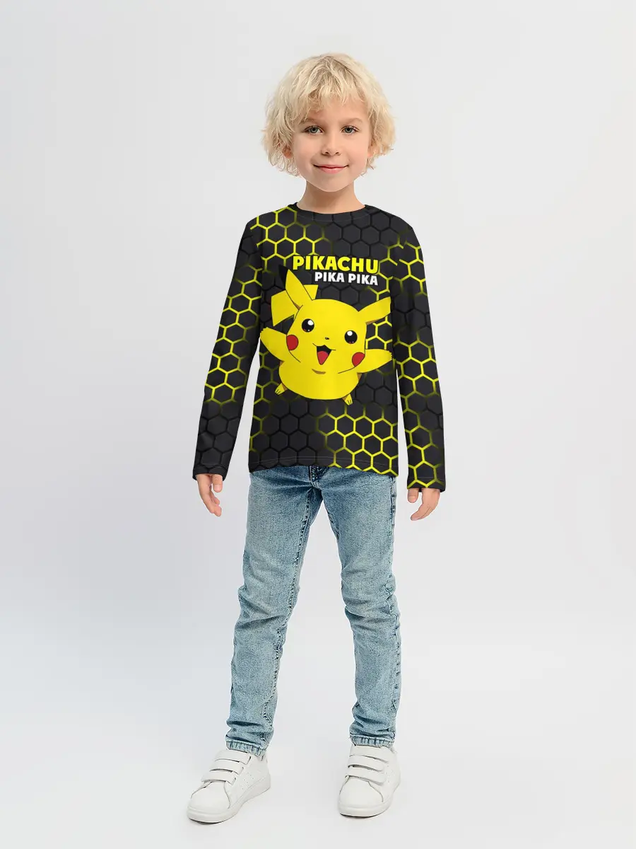 Детский лонгслив / Pikachu Pika Pika