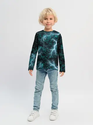 Детский лонгслив / Молния