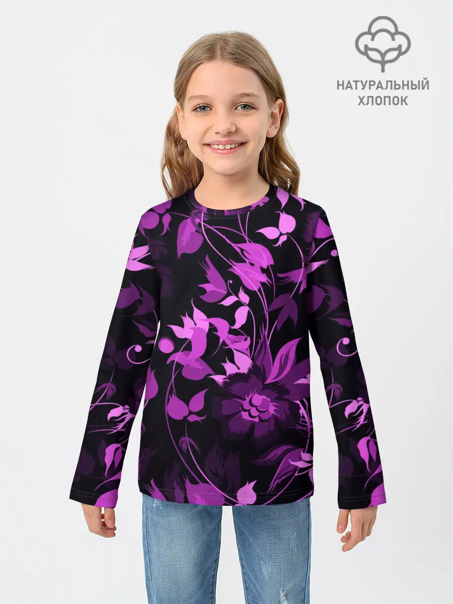Детский лонгслив / Флора | Flora