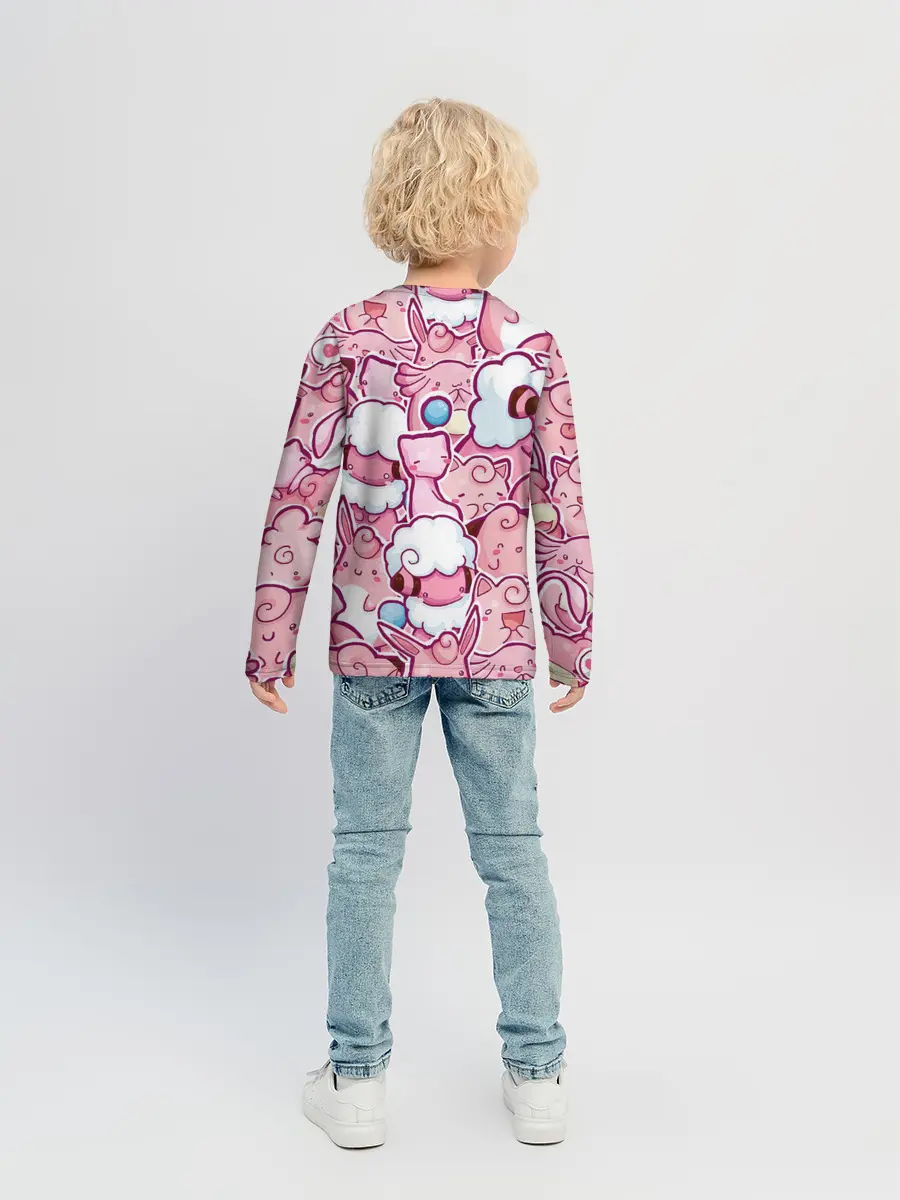Детский лонгслив / Розовое собрание