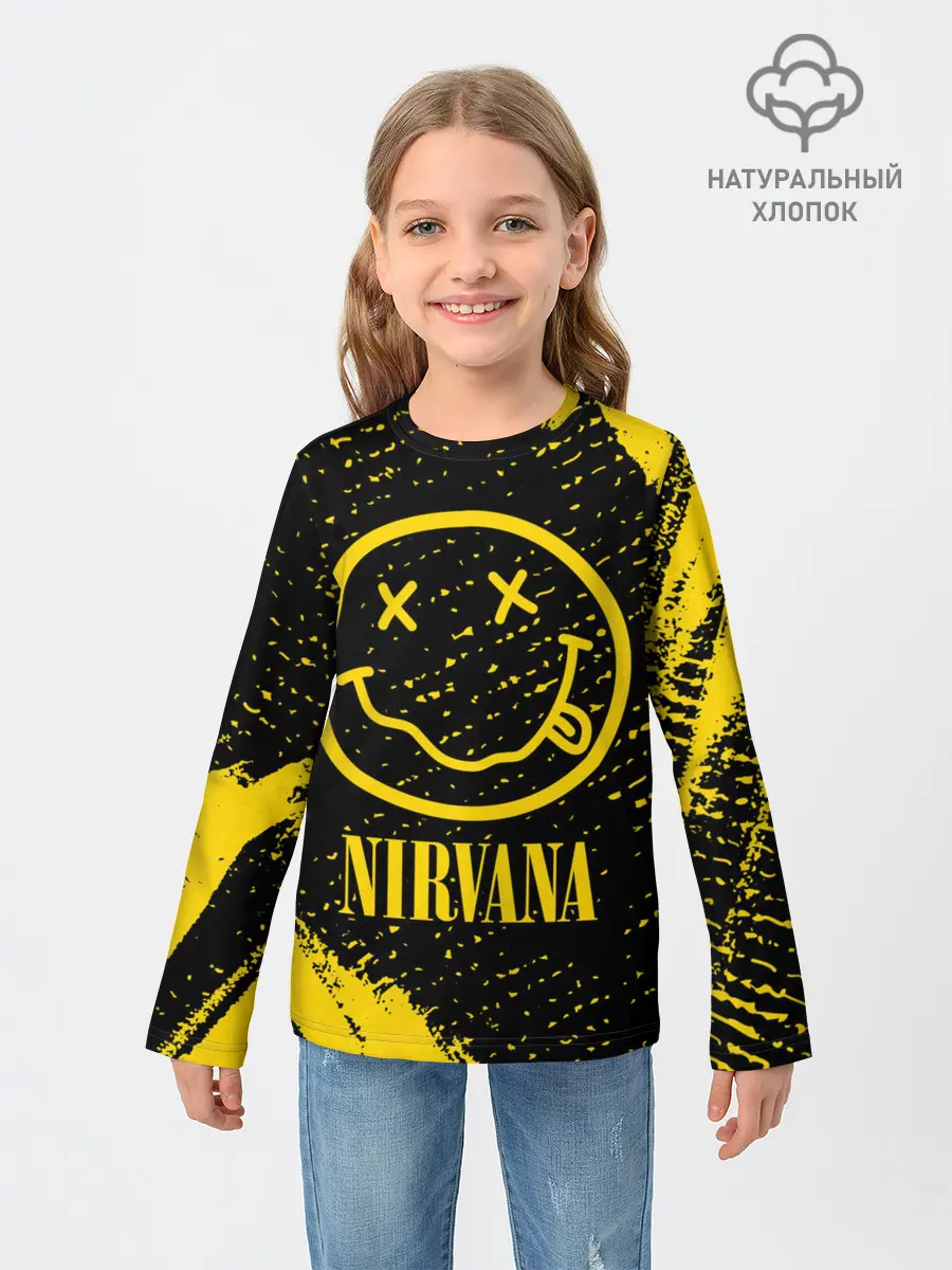 Детский лонгслив / NIRVANA / НИРВАНА