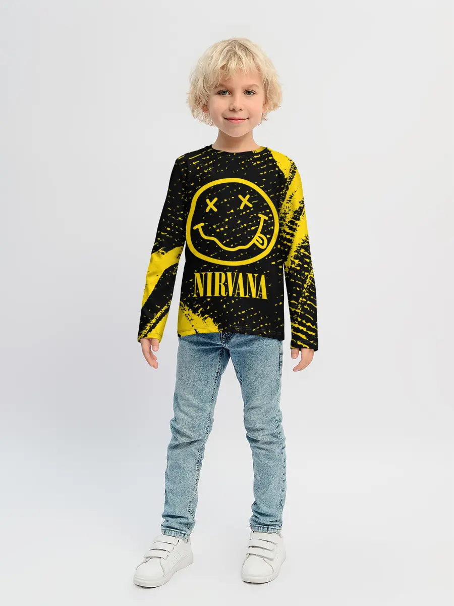 Детский лонгслив / NIRVANA / НИРВАНА