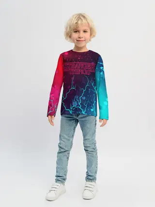 Детский лонгслив / ОЧЕНЬ СТРАННЫЕ ДЕЛА / STRANGER