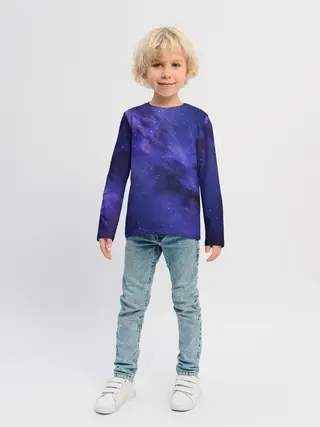 Детский лонгслив / Космос