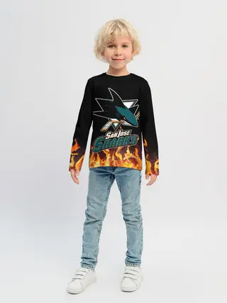 Детский лонгслив / Сан-Хосе Шаркс