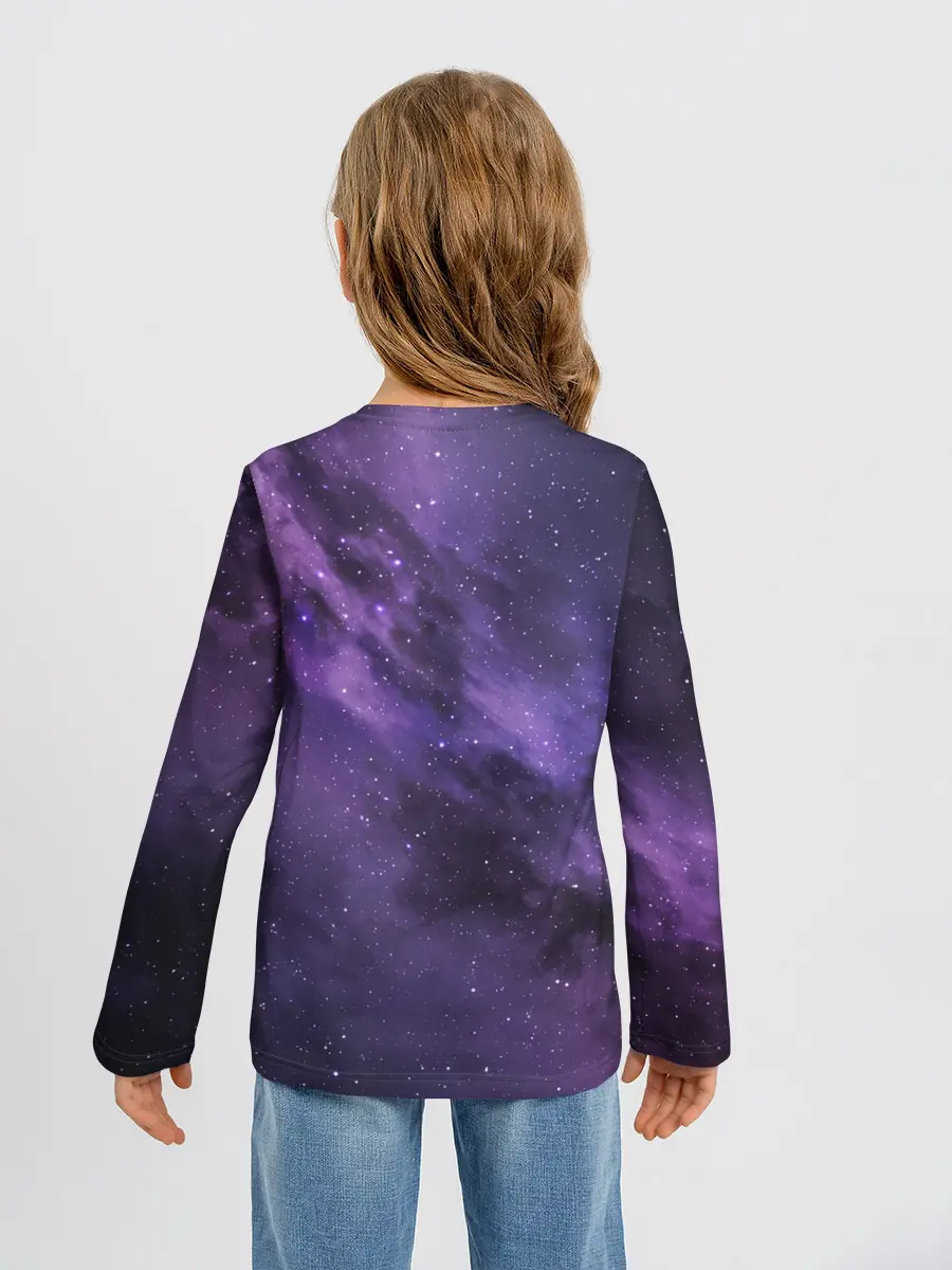 Детский лонгслив / Космос