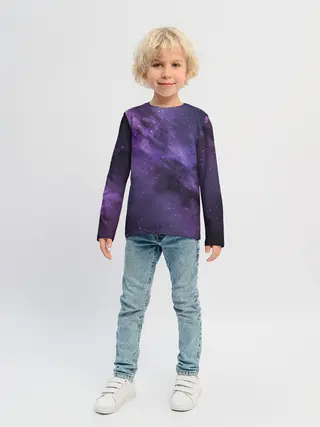 Детский лонгслив / Космос