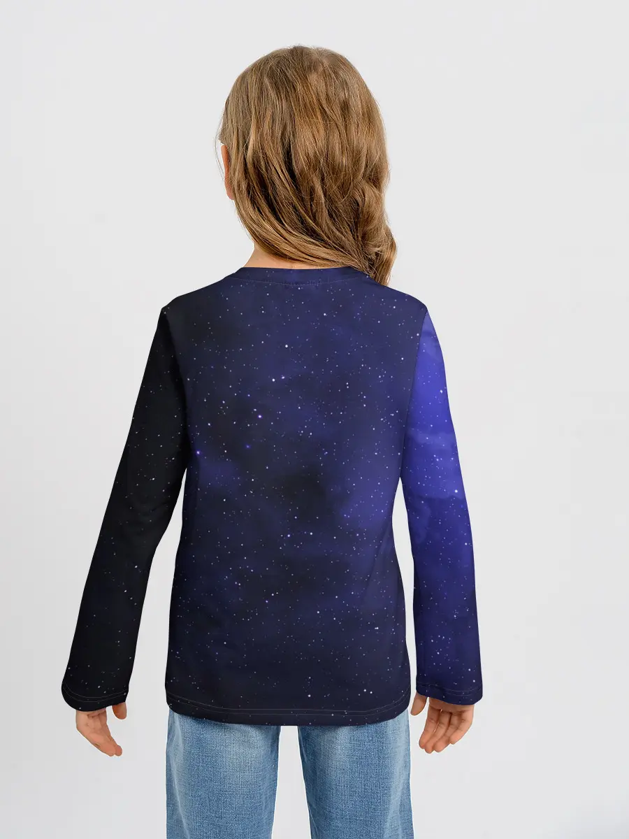 Детский лонгслив / Космос
