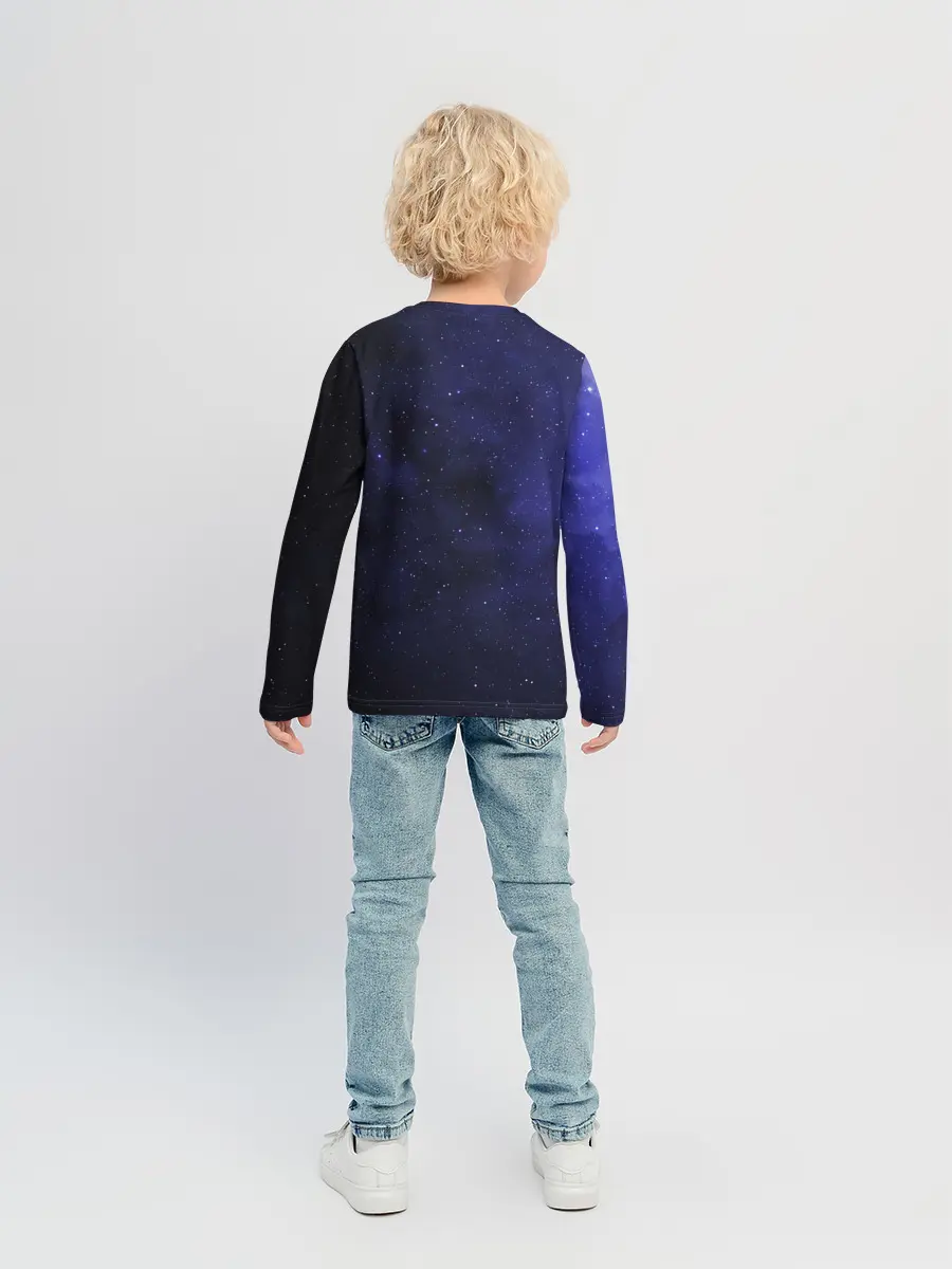 Детский лонгслив / Космос