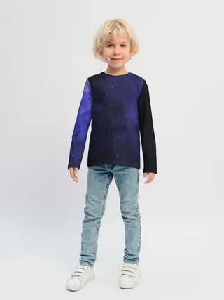 Детский лонгслив / Космос