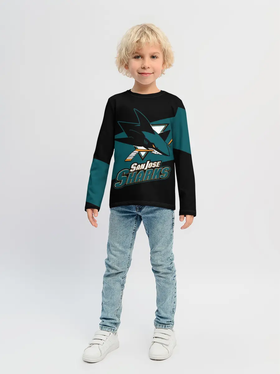 Детский лонгслив / Сан-Хосе Шаркс