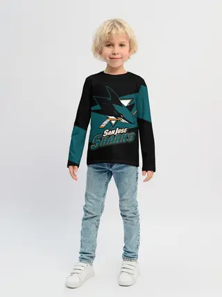 Детский лонгслив / Сан-Хосе Шаркс