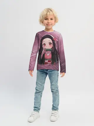 Детский лонгслив / Незуко Камадо