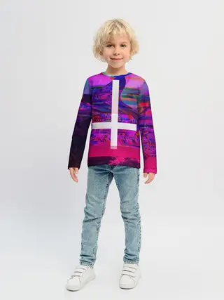 Детский лонгслив / Cross