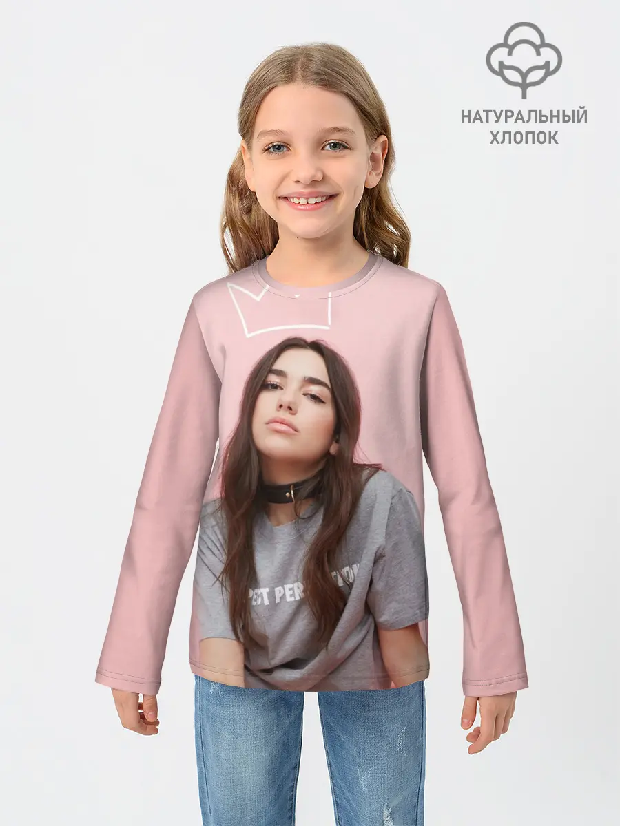 Детский лонгслив / Dua Lipa
