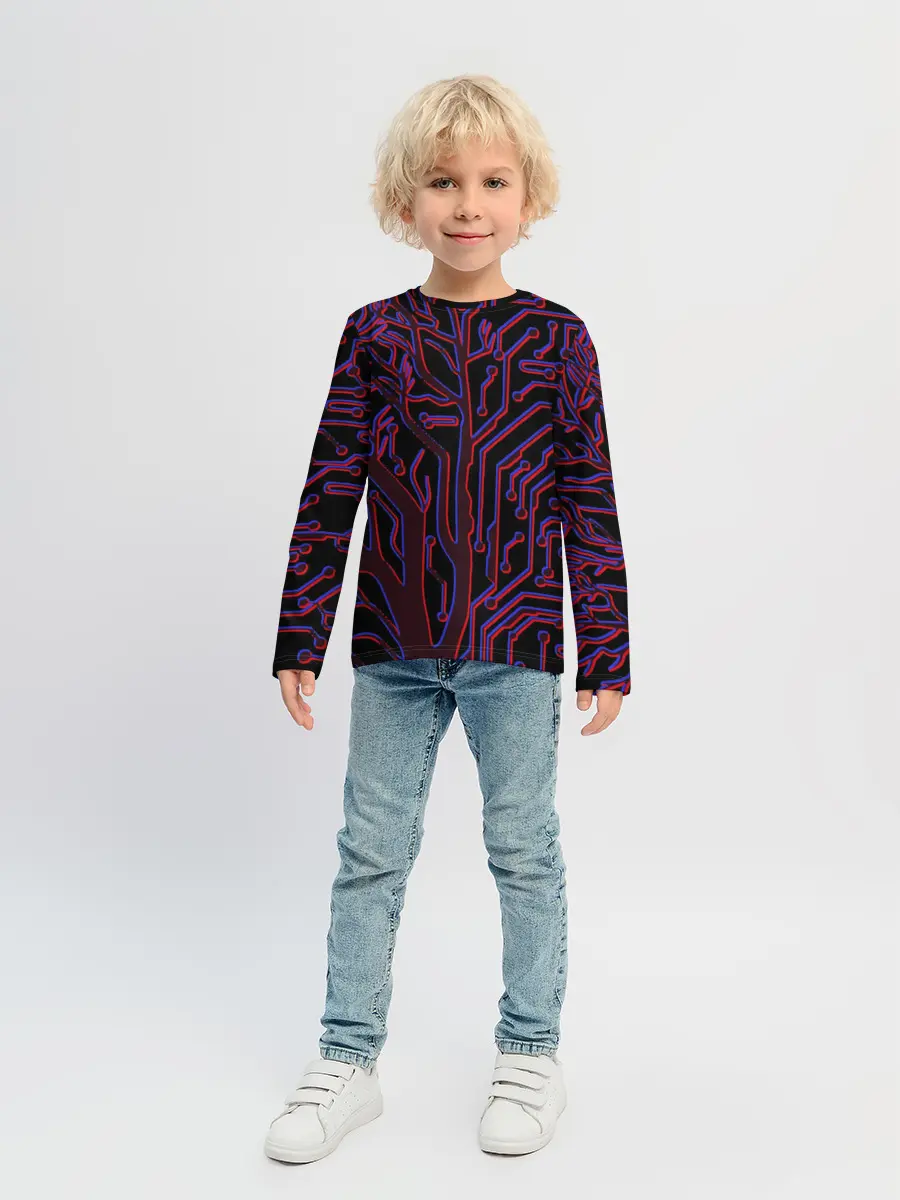 Детский лонгслив / Cyberpunk 2077