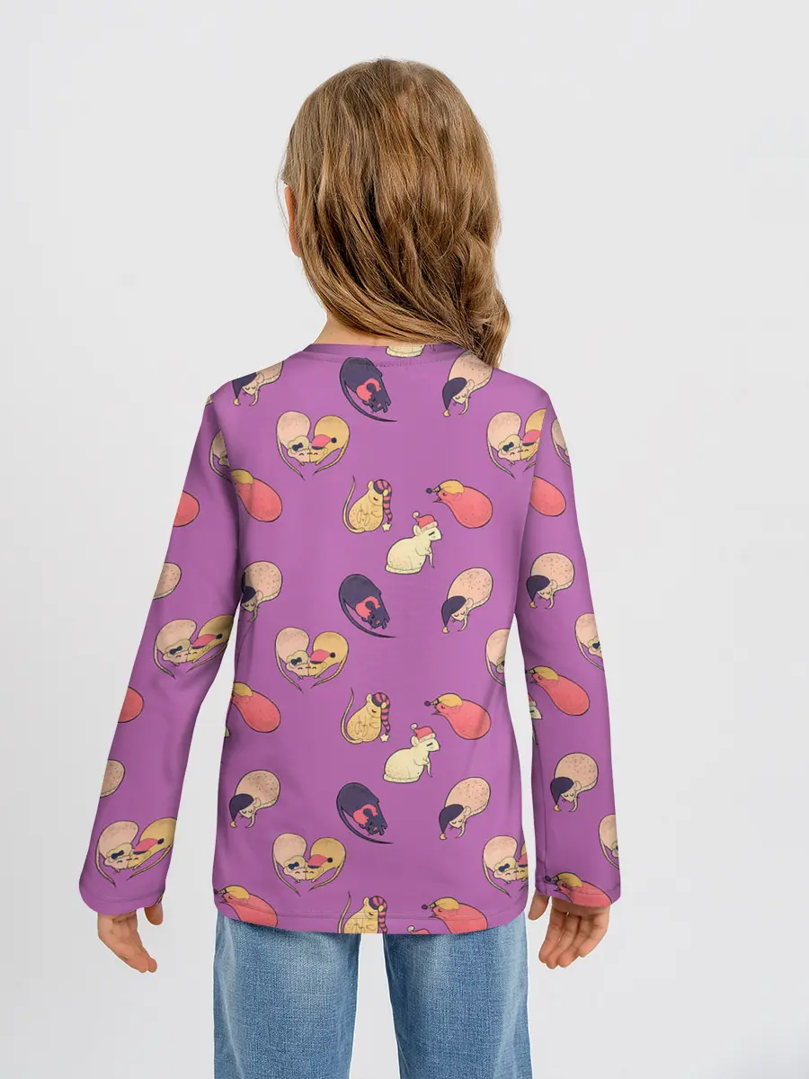 Детский лонгслив / Спящие мыши