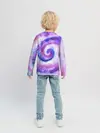 Детский лонгслив / TIE-DYE PURPLE