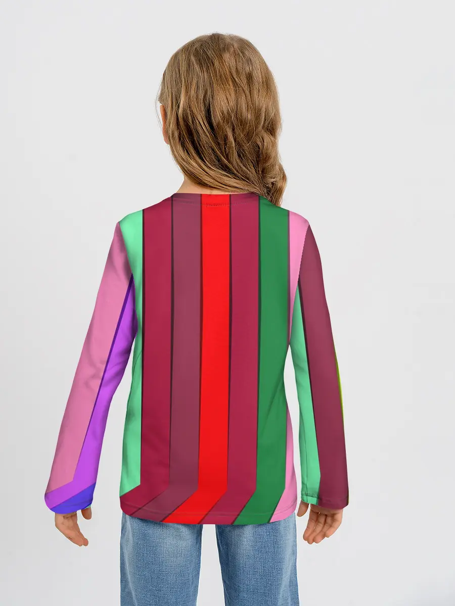 Детский лонгслив / радуга