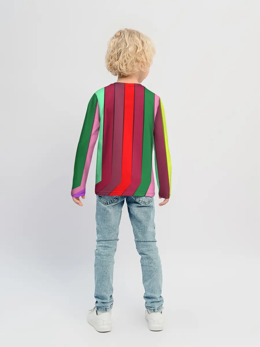 Детский лонгслив / радуга