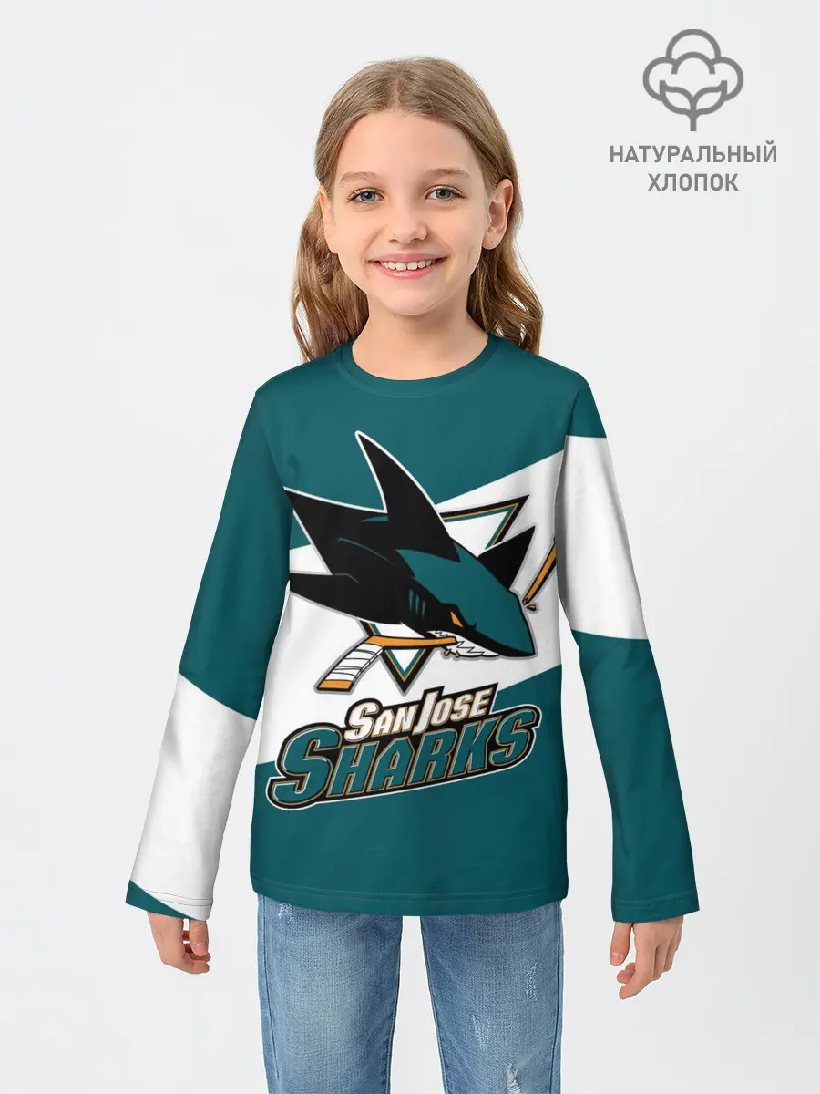 Детский лонгслив / Сан Хосе Шаркс