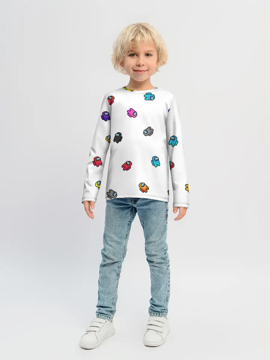 Детский лонгслив / Among Us