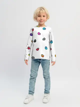 Детский лонгслив / Among Us