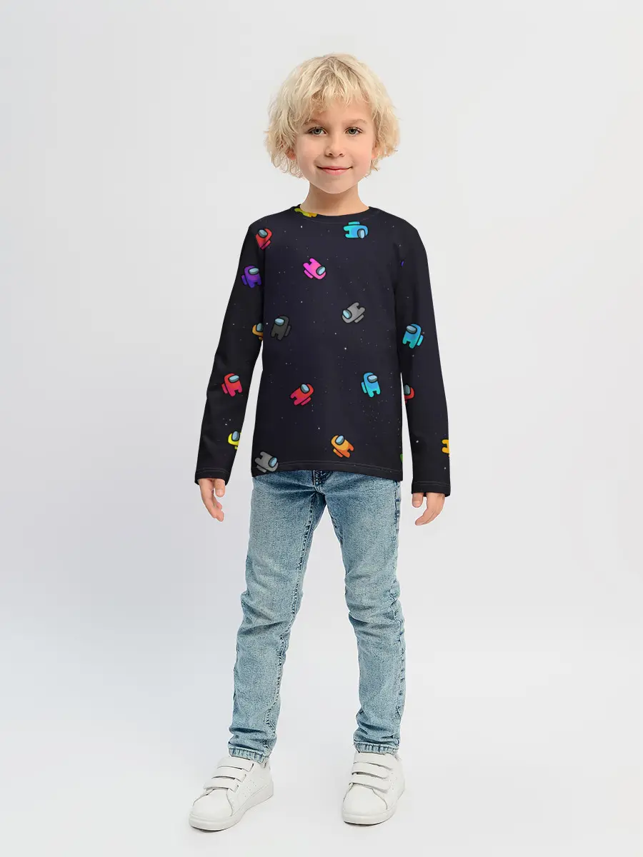 Детский лонгслив / Among Us