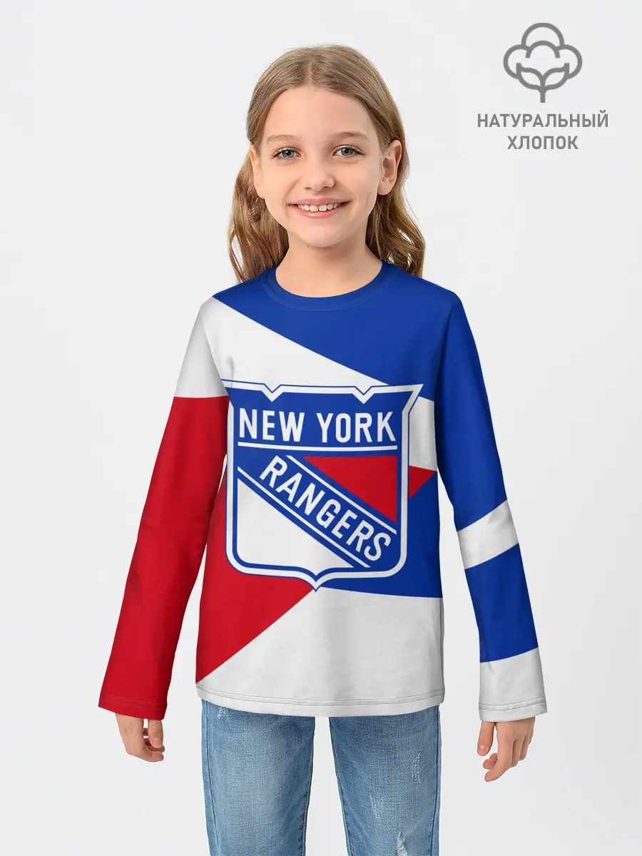 Детский лонгслив / Нью-Йорк Рейнджерс