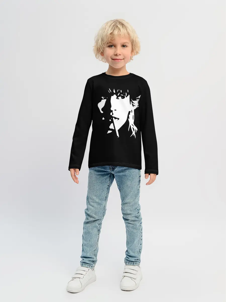 Детский лонгслив / Цой Жив!