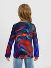 Детский лонгслив / Абстракция краски