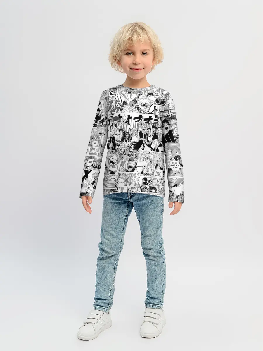 Детский лонгслив / Хвост Феи Грей