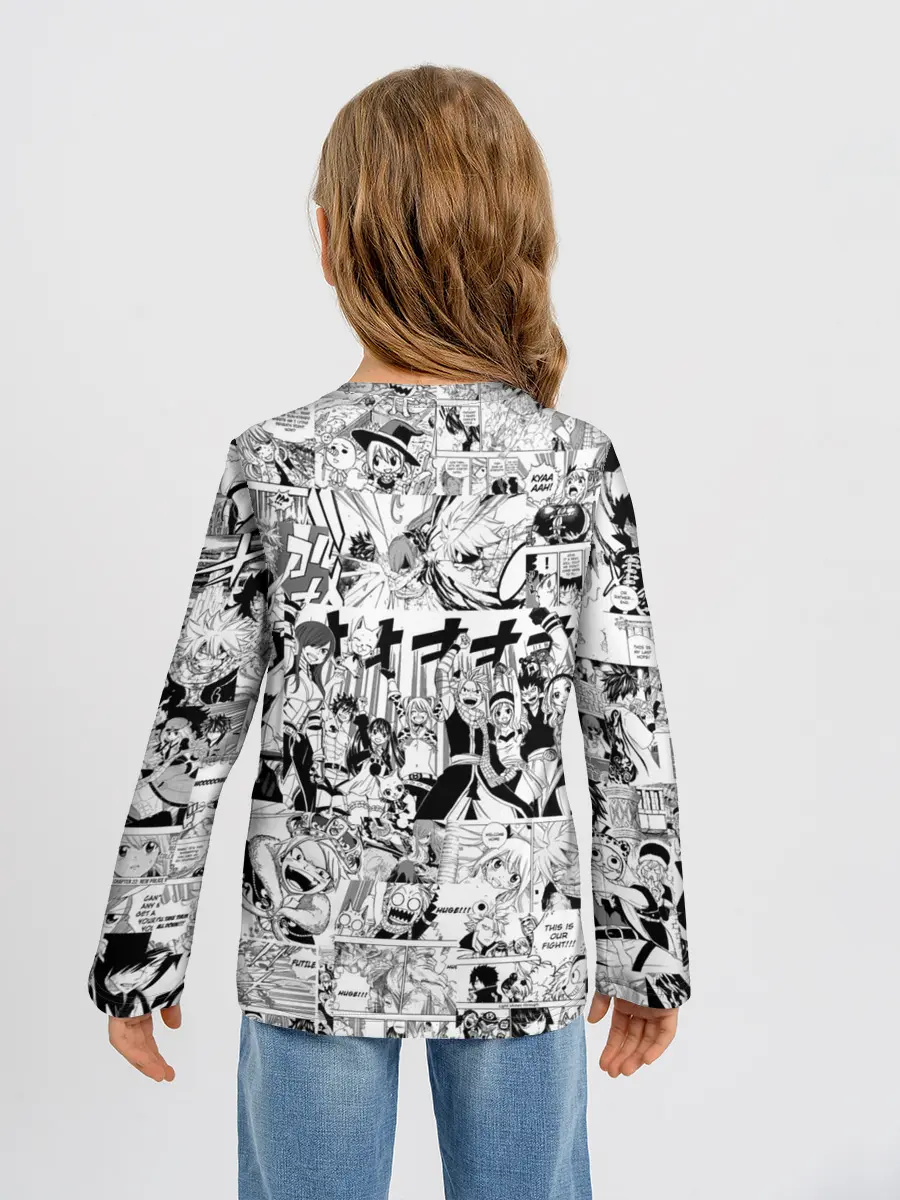 Детский лонгслив / Хвост Феи Грей