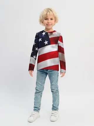 Детский лонгслив / США | USA