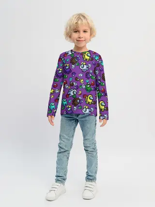 Детский лонгслив / Among us