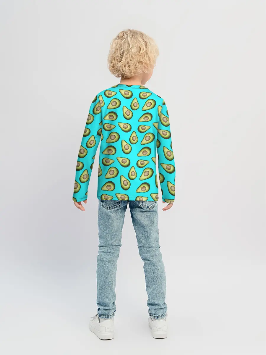 Детский лонгслив / Авокадо