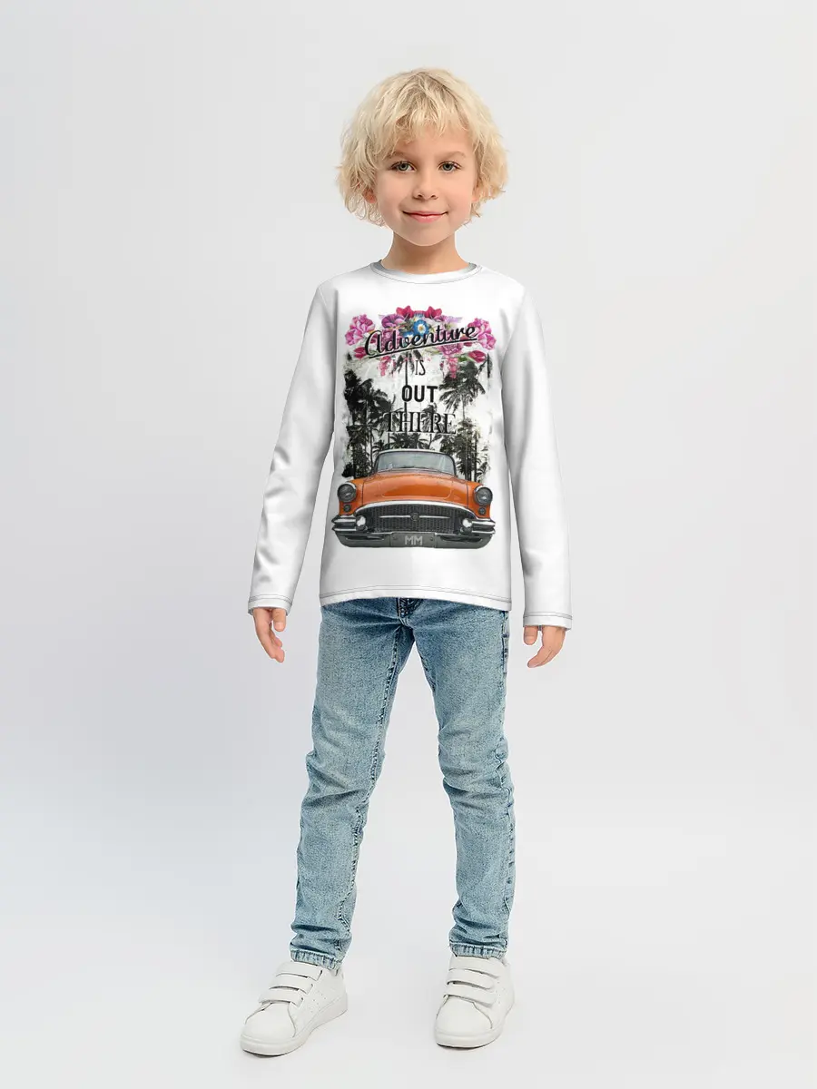 Детский лонгслив / Adventure