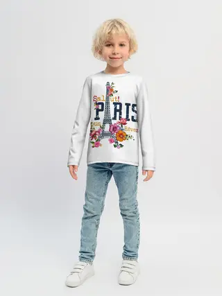 Детский лонгслив / Париж