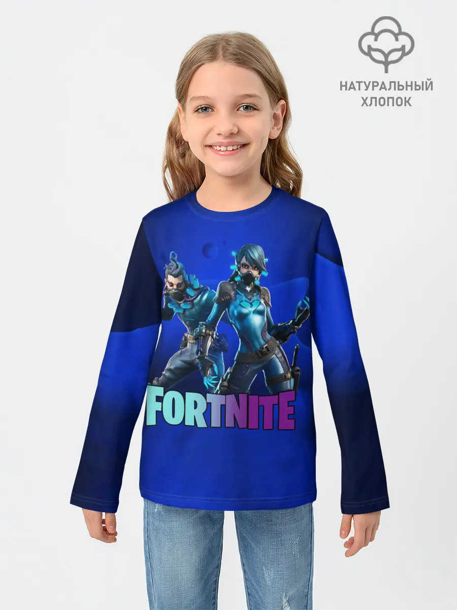 Детский лонгслив / fortnite