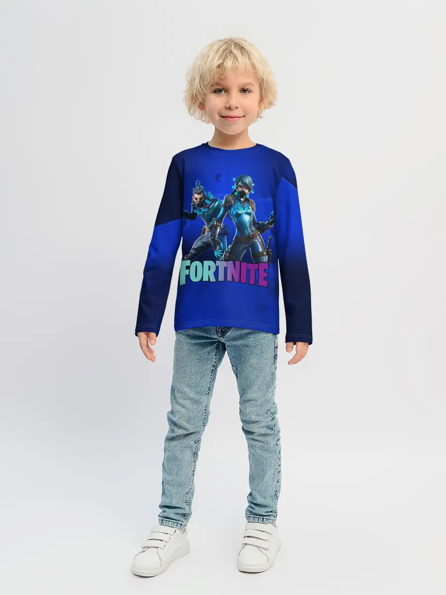 Детский лонгслив / fortnite