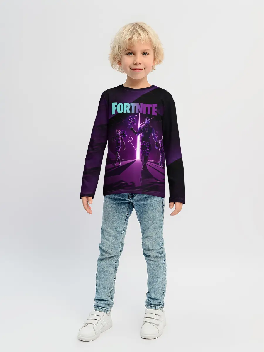Детский лонгслив / fortnite