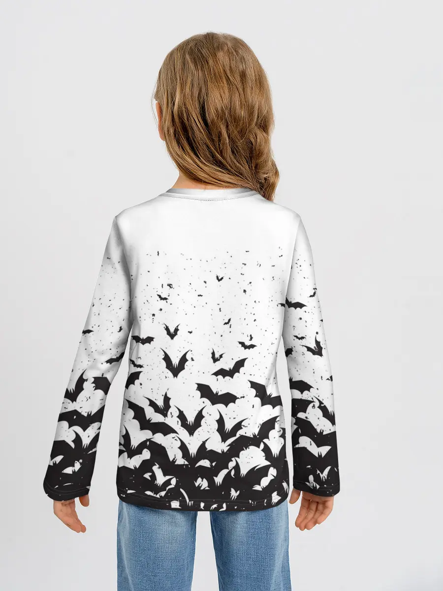 Детский лонгслив / Летучие мыши